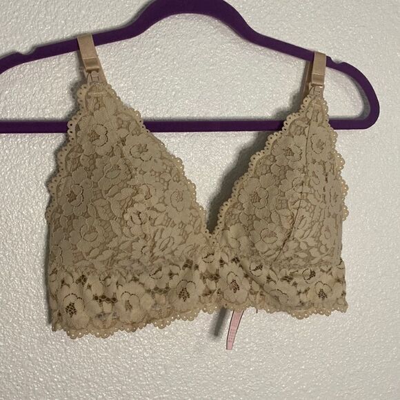 Mombasa- Tan lace nursing bra- Size 40C - Picture 1 of 9